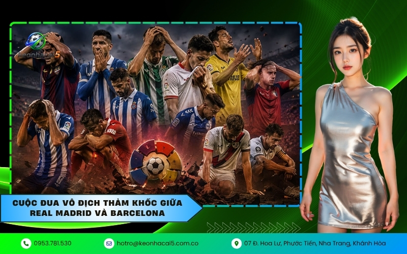 Cuộc đua vô địch thảm khốc giữa Real Madrid và Barcelona
