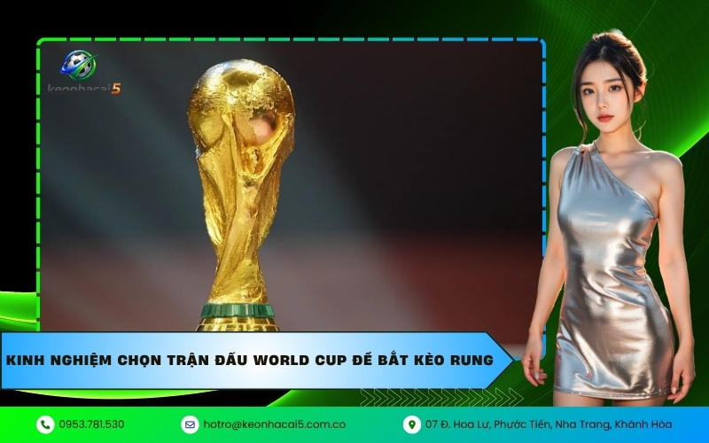 Kinh nghiệm chọn trận đấu World Cup để bắt kèo rung