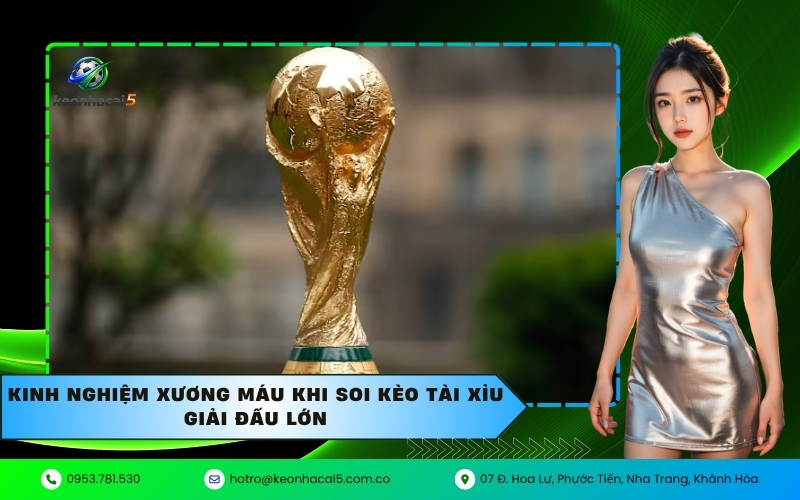 Kinh nghiệm xương máu khi soi kèo tài xỉu giải đấu lớn