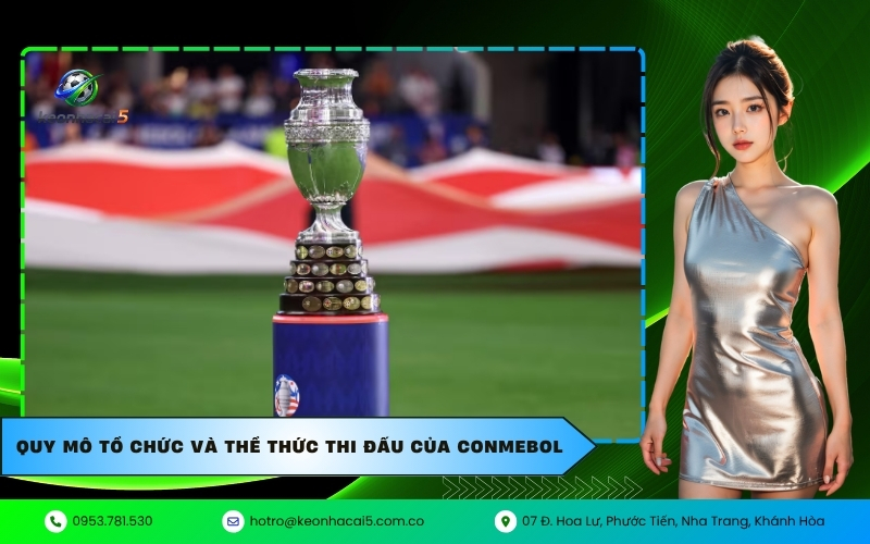 Quy mô tổ chức và thể thức thi đấu của CONMEBOL